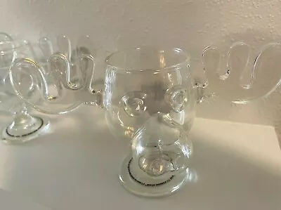 Three National Lampoon's Christmas Vacation Wally World Moose Mug Glasses • $58