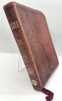 Kenneth Copeland Reference Bible  KJV  1972 Genuine Red Leather • $19.99