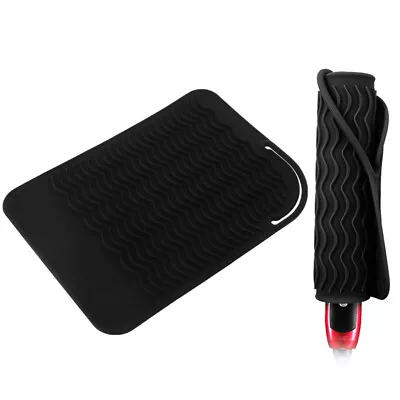 £4.99 • Buy Protection Safety Mat Extreme Heat Proof Silicone Pouch Case Hair Straighteners