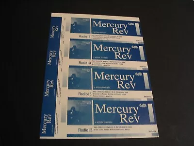 Mercury Rev Set 4 Tickets Promoter Proofs Madrid 1999 Not Numbered • $31.57