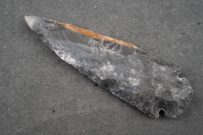 $0.15 • Buy 4.2  Flint Spearhead Ohio Collection Spear Point Knife Blade Arrowhead 580