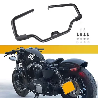 Mustache Engine Guard Crash Bar For Harley Softail Street Bob 2018-2022 2023 • $119.06