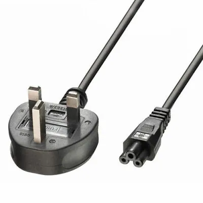 £6.99 • Buy New! C5 Power Cable Cloverleaf For LG TV 55LA6205 UK Lead 2m/6.5ft