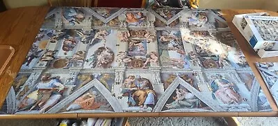 Sistine Chapel Ravensburger 5000 Piece Jigsaw Puzzle(60  X 40 ) Missing 31 Piece • $20