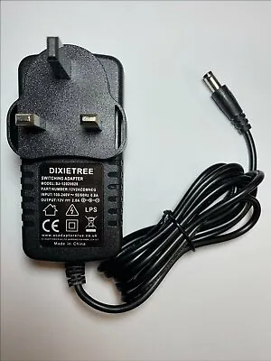 Replacement 12V 2A AC-DC Power Adaptor For NAGRA ARES-BB DIGITAL AUDIO RECORDER • £11.35