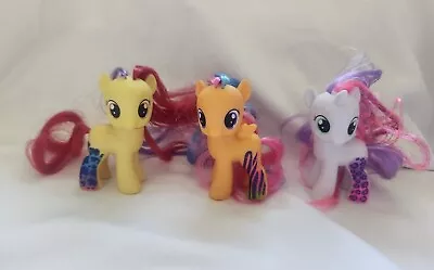 My Little Pony MLP G4 Cutie Mark Crusaders Wild Rainbow Animal Print Set Lot • $30