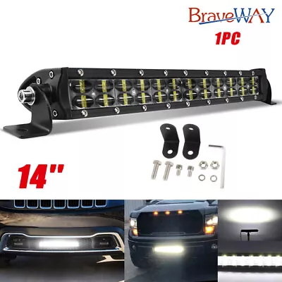 14  Inch Spot LED Work Light Bar Driving Fog Lamp 4WD SUV Truck UTE Offroad ATV • $39.99