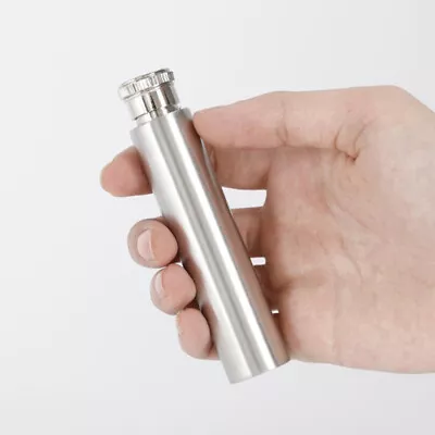 1 Oz Portable Stainless Steel Mini Hip Flask Mirror Polished Whiskey Flask JL • $5.27