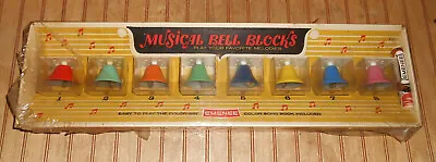 Vintage 1960s? EMENEE Toy Musical Bell Blocks Set #4160 New In Original Box • $27.95