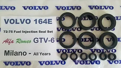 Volvo 164E Alfa Romeo 164 - Milano & GTV-6 Jaguar Fuel Injector Seal Kit -12  • $16.50