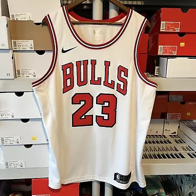 Nike NBA Chicago Bulls Michael Jordan Icon Edition Swingman Jersey Men's Size XL • $125