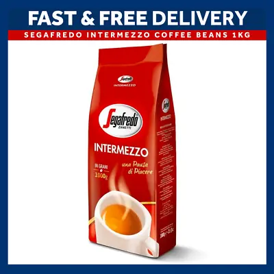 £11.49 • Buy Segafredo Intermezzo Roasted Coffee Beans | Arabica Robusta 1KG FREE UK DELIVERY