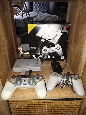 Sony PlayStation Classic Gray Console (Project Eris Installed With Extras) • $90