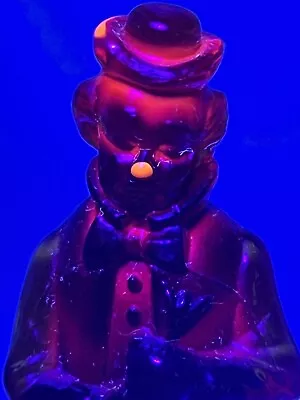 Mosser Slag Glass Clown Alley Figurine 1982 SAMBO Glows • $5.99