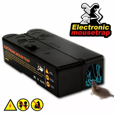 £19.99 • Buy Electronic Mouse Trap Rat Killer Or NO KILL Live Catcher Electric Zapper Rodent