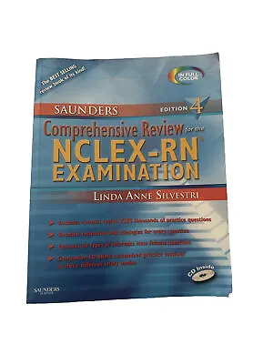 $4.70 • Buy Saunders Comprehensive Review NCLEX-RN Examination