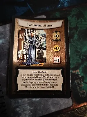 L5R CCG TCG. Legends Of The Five Rings: Kedamono Sensei FOIL • £1