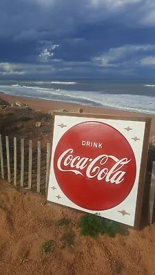 3' X 3' Vintage Coca Cola Sign • $400