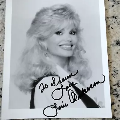 Loni Anderson SIGNED 8x10 Photo  TV Actress Burt Reynolds WKRP Glamour  Sexy! • $27