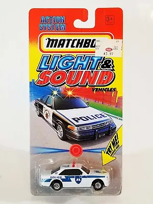 Matchbox Mercedes 500 SEC Police / 1997 / Light & Sound Vehicles / Rare & VHTF • $69.95