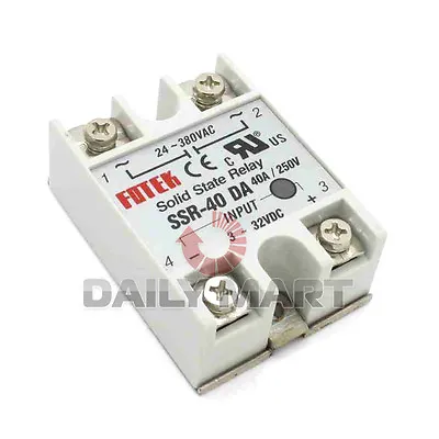 FOTEK SSR-40 DA 24V-380V 40A 250V Solid State Relay Module 3-32V DC To AC • $7.50