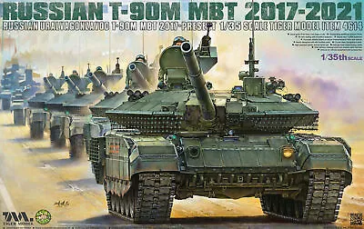 $54.87 • Buy Tiger Model 4614 1/35 Russian Uralvagonzavod T-90M MBT 2017 Model Kit