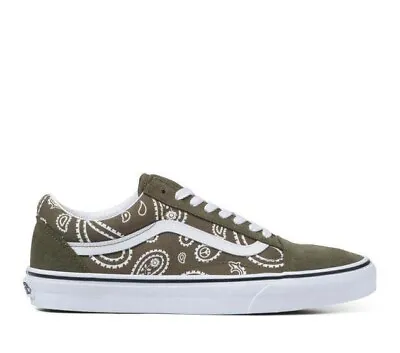 Vans Green OLD SKOOL (PEACE PAISLEY) Size 11 RRP 129.99 (FREE SHIPPING) • $105.99