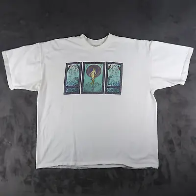 Vintage 90s Lilith Fair Festival Concert T-Shirt 2XL Double Sided 1999 White • $58.88