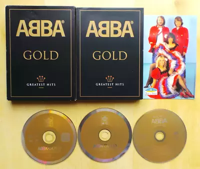 Abba Gold Greatest Hits 2x Cd & Dvd 3-disc Box Set • £12.99