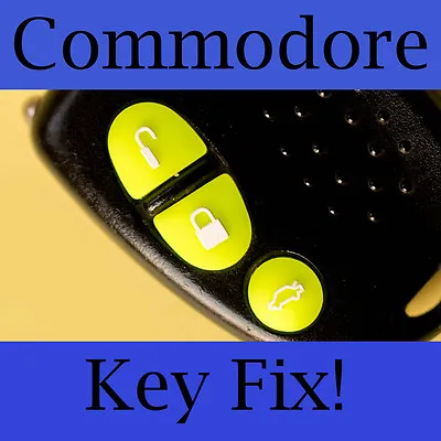 $3.60 • Buy Holden Commodore Key Buttons VS VT VX VY VZ Fluoro Green Set