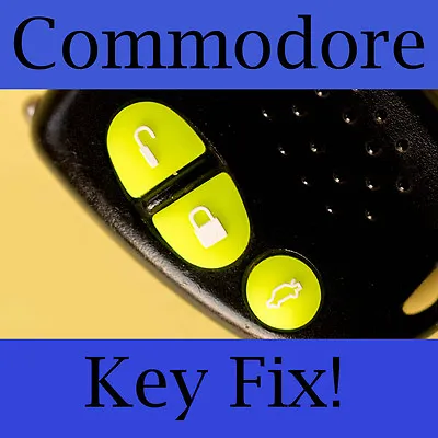 Holden Commodore Key Buttons VS VT VX VY VZ Fluoro Green Set • $3.80