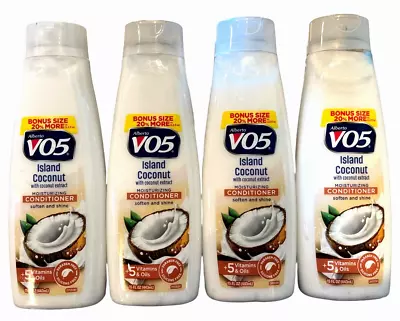 VO5 Conditioner ISLAND COCONUT 15oz ( 4 Bottles ) • $18.95