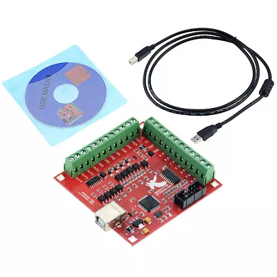 Breakout Board CNC USB MACH3 100Khz 4 Axis Interface Driver Motion Controller • $24.83