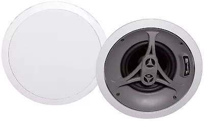 MTX AUDIO H822C 8 Inch 2-Way 80W RMS 8Ω In-Ceiling Speaker With Stereo Input • $75