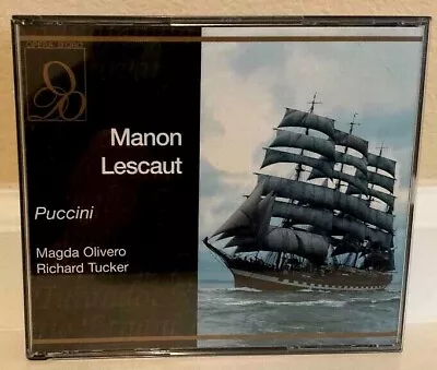 Manon Lescaut By Puccini With Magda Olivero And Richard Tucker 2CD's • $18