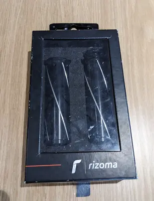 Rizoma Universal Manopole Aluminum Grips With Bar Ends Black GR215B For 1  Bars • $120