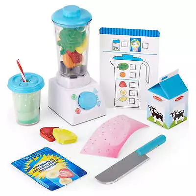Smoothie Maker Blender Set With Play Food - 22 Pieces • $27.44