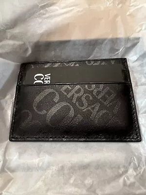 VERSACE Jeans Couture Black Credit Card Wallet • $175