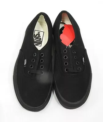 Vans Men's Authentic Pro Skate Shoe Black Size -US Men 3.5 / Women 5 • $42.49