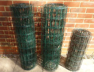£30 • Buy Green PVC Coated Welded Wire Mesh Garden Fencing