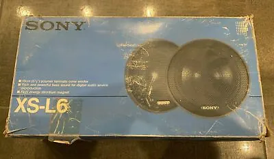 Vintage Sony XS-L6 6.5  Polymer Laminate Cone Woofer Set In Box Made In Japan • $183.28