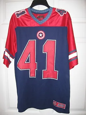 Marvel Captain America 41 Super Soldier Jersey Size Medium • $37.52