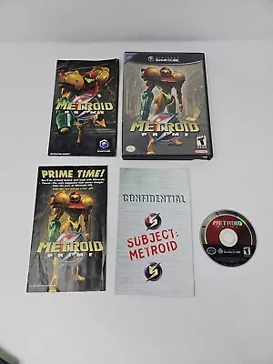 Metroid Prime (Nintendo GameCube 2004) CIB! • $24.99