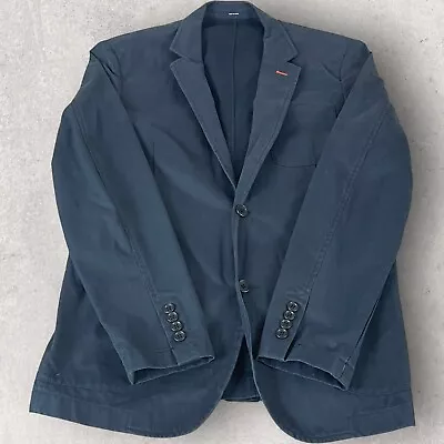 Bonobos Blazer Sports Coat Mens Medium Blue Cotton Unstructured Jacket R4 • $58.95