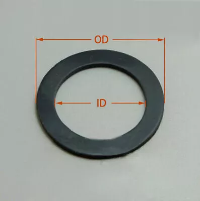 £7.08 • Buy Select Size ID 50mm - 60mm Rubber O-Ring Gaskets Washer 2mm Thick