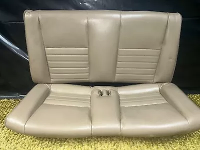 Original 2000 Mustang Convertible Gt Tan Parchment Leather Rear Back Seat • $200