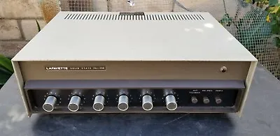 Vintage Lafayette Solid State PA-50B Pre-Amp Power Amp Mic Mixer Equalizer Works • $100