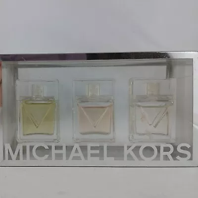 Michael Kors Perfume EDP Gold Rose Edition White .17 Fl Oz Box Set Of 3 New A20 • $58.51