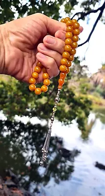 Amber Bakelite  Prayer Worry Beads Subha Tasbih Tasbeeh تسبيح Masbaha مسبحة • $91.34