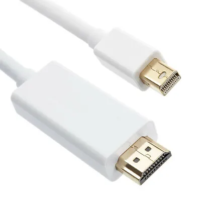 15ft Mini DisplayPort DP To HDMI Converter Adapter Cable Fits Thunderbolt IMac • $11.16